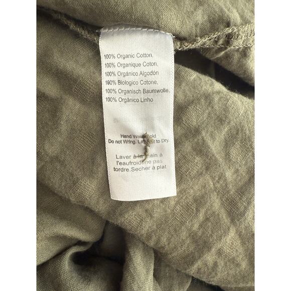 Emerson Fry Frances Dress 3 Size MED Moss Green Swiss Dot Maxi India Collection - Picture 9 of 14